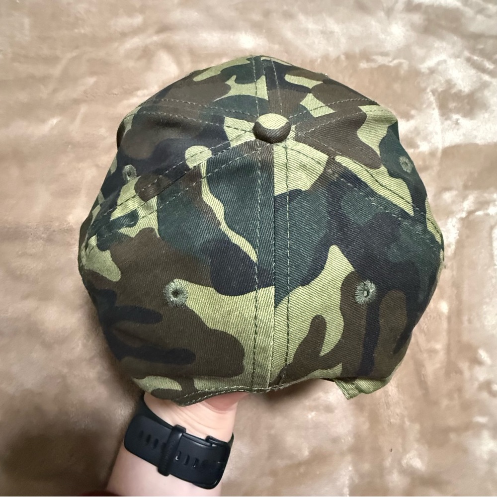 Alienlabs Camo Cannabis Snap Back Flat Bill Baseball Hat - Picture 15 of 15